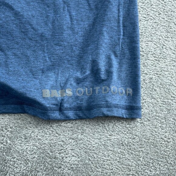 Bass Outdoor Microtech Perf SS Tee Big Dipper Blue L NWT 1692 - Picture 9 of 11